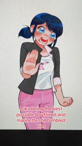 This fumble will be remembered in the history books  ( I better not catch yall arguing in the comments about these fictional 15 year olds) #miraculousladybug #marinette #marinettedupaingcheng #lukacouffaine #ladybug #lukanette #arttok #fanart 