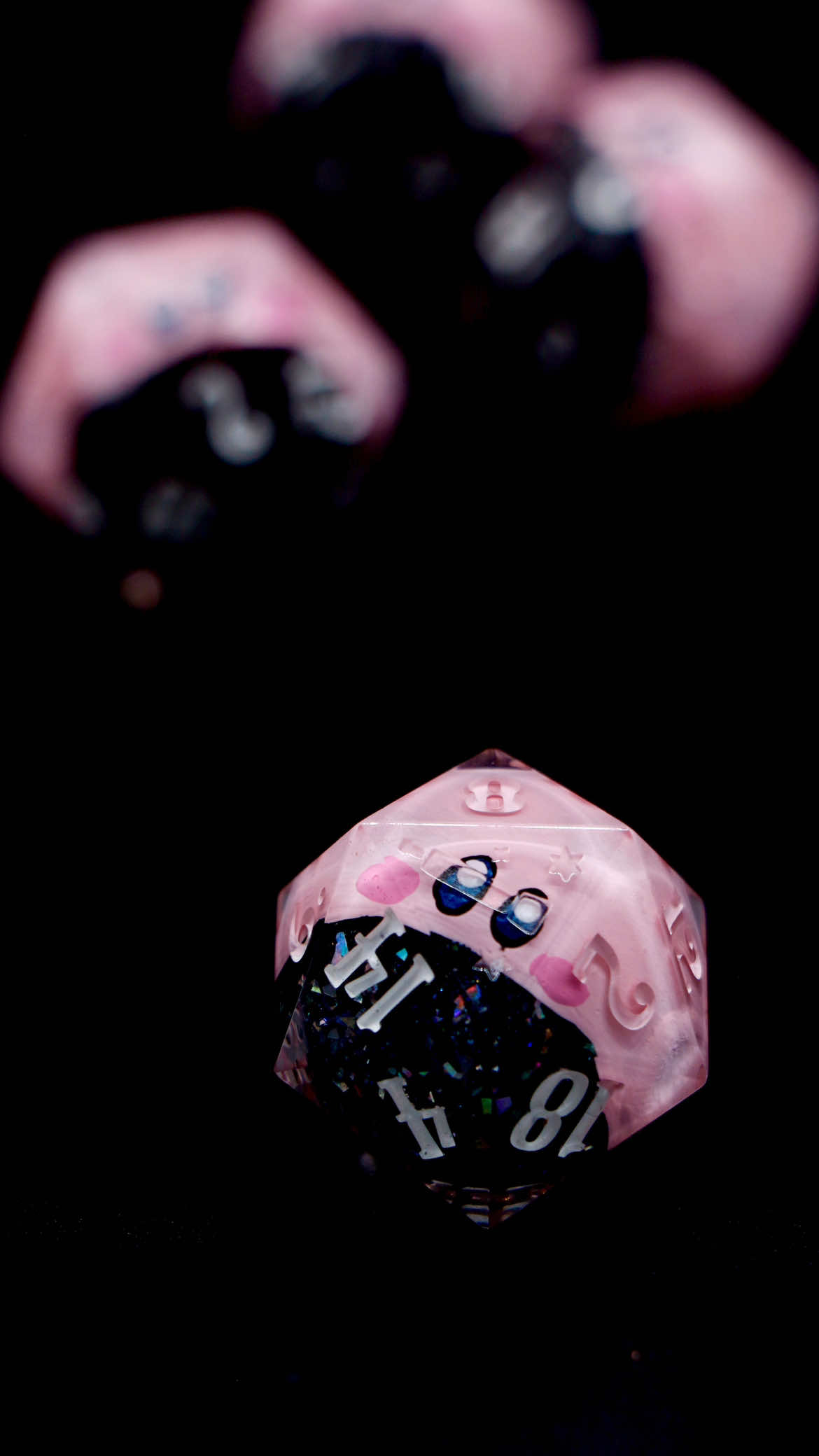 Making Kirby!  #liquidcoredice #kirbyandtheforgottenland #dicemaking 