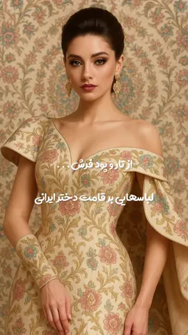 She doesn’t just wear a dress, She wears memories, woven by women before her. Every thread a whisper, every pattern a poem. She walks, and centuries walk with her. 🧵✨ #PersianElegance #WearYourHeritage #IranianWomen #ThreadsofIdentity