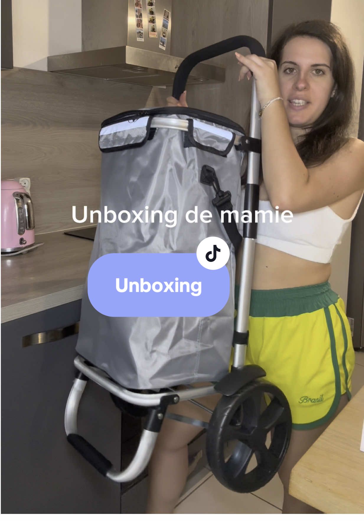 Branchez vous chariot 🛒 #unboxing #courses #haul #chariot #daronne #marché 