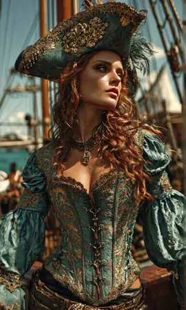 Pirate Girl #piratequeen #femalepirate #pirateship #oceanadventure #piratelife 
