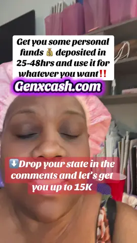 🚨 NOT ALL STATES ARE ELIGIBLE TO APPLY 🚨  Go to Genxcash.com or click the 🔗 in my bi0 > prequalify now 📌 Appky in less than 3-5 min 📌 Min 420 credit score  📌 Secure site - Incomr verification required  📌 Select “other” as your reason  📌 Instaht decision  ✳️ Disclsimer: approval is case by case basis and you have to pay the funds back  #personalloan #loan #paymyrent #hardship #funding #funds #credit #badcredit #lowincome #singlemom #singledad #help #cash #money 