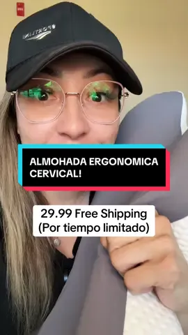 Dile adiós al dolor de cuello y espalda con esta almohada cervical #ergonomicpillow #cervicalpillow #neckpillow #memoryfoam #sleepwell #duermebien 