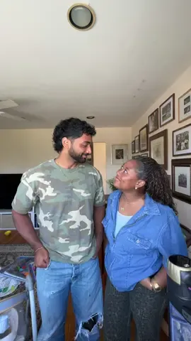 aw he was so excited now i feel bad 😂 #mattandkharli #couplestiktok #husbandwife #cutecouple #funny 