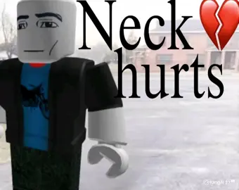 His neck hurts so bad! #Rupertgamingboy #Roblox #neckhurts #viralvideo #ki #manface 