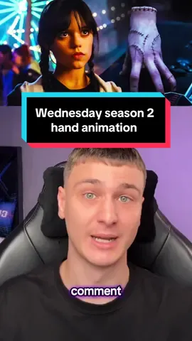 Wednesday season 2 animation. Comment animation. Thing on TikTok comments. #tiktoktrend #wednesday #wednesdayseason2 #wednesdayhand #tiktokviral 
