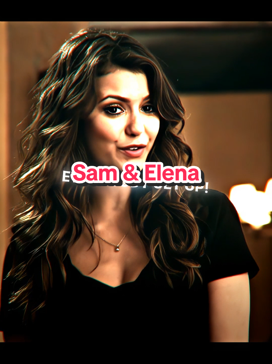 It seems that Elena likes Sam A LOT 🤣🤫  text: @| 𝐀𝐒𝐆𝐕 𝐎𝐕𝐄𝐑𝐋𝐀𝐘𝐒 |  #supernatural #elenagilbert #samwinchester #tvd #au #thevampirediaries 