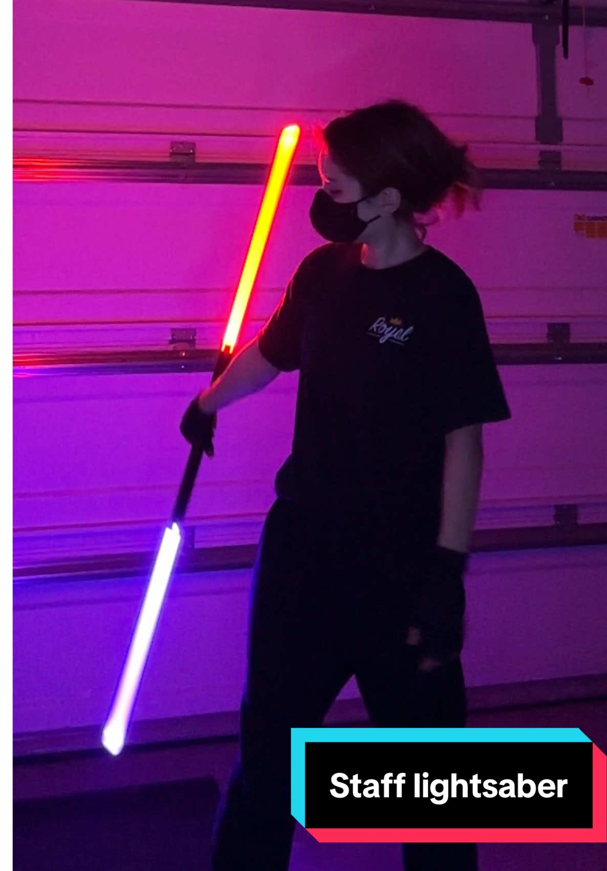 EXACTLY what I needed starting off as a short, newbie lightsaber spinner. Couplers/connectors have been so expensive from official lightsaber sellers. This $23 dual lightsaber (with connector, screws, and charger) was a steal. It's super light and the hilt is small, which is wonderful for small handed people like me.  I'm so happy I jumped in on this deal. $23 MAN. $23!!!  For the tall folks, this may be too short for you hahah.  #lightsaber #lightsaberspinner #lightsabers #lightsaberspinning #starwars #starwarslightsaber 