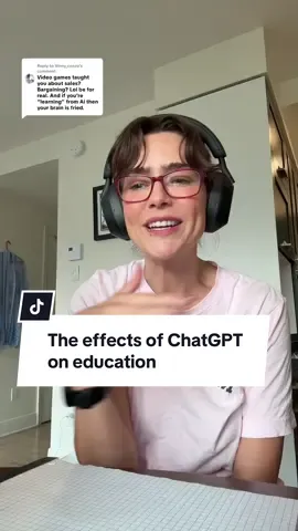 Replying to @Vinny_cenzo ChatGPT and its effects on education 🧠 #neuroscience #llm #chatgpt #criticalthinking 