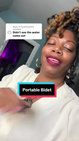 Replying to @franksteve14 sorry for the delay! I been out here living 🥰 #portablebidet #restroom