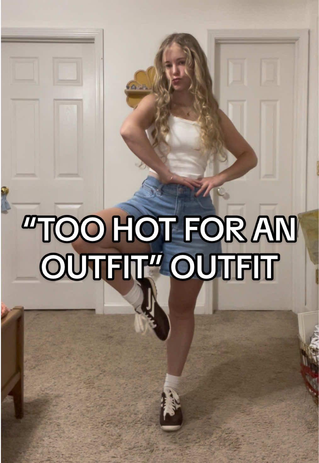 too hot 🚫 baggy jorts 🙂‍↕️ #summeroutfits #hotweather #outfitinspo #petitefashion #curvyfashion #atlanta #grwm #petite #curvyfashion #fyp #tynanfortune 