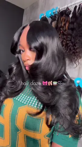 my favorite daze🌸    @Angslayz 🐐🐐 hair from @serenehair #fypシ゚viral #hairday #fyp #quickweave #dailyvlog 