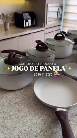 Jogo de Panelas Vanilla Ceramic Life Brinox Smart Plus 8 Peças - Antiaderente                   🔗 https://s.shopee.com.br/5L1ZU8JEts.  ##panelaantiaderente##panelaceramica##panelas