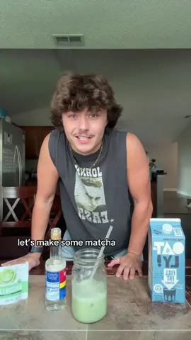 who woulda thought cole would love matcha thanks @Avery Cyrus #ftm #trans #fyp #foryou 