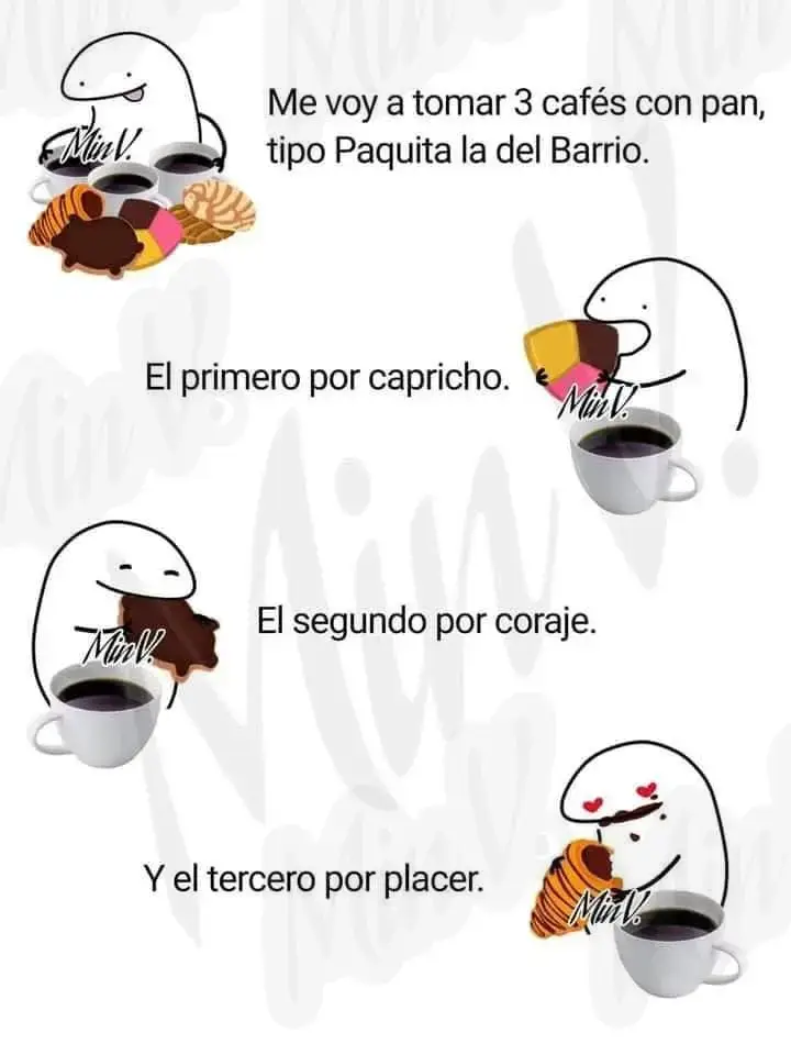 #cafe #paquitaladelbarrio #panes #tres #placer #coraje #capricho #goloso #gula #fyp #flork #deformitos #dibujo #dulce