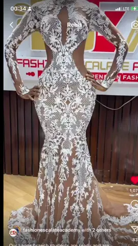 The Beautiful process of my final project. Lovely process of a sheer mermaid wedding  gown #FashionGraduate #MadeItThrough #goviralvideo💞 #tiktokviral #fashionescalateacademy #weddingtiktok #wedding 