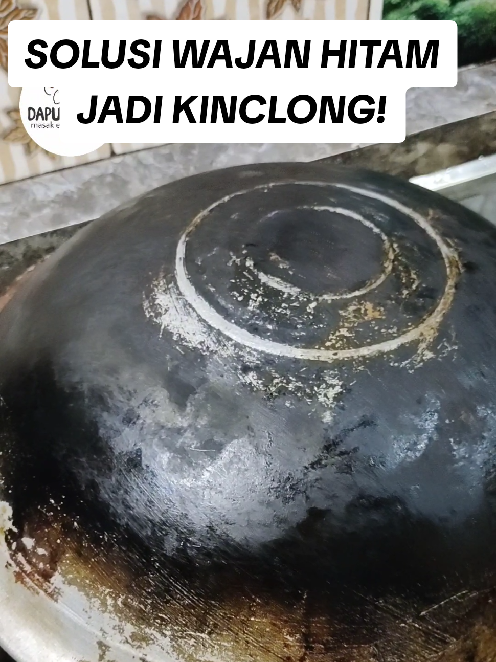 WAJAN HITAM JADI KINCLONG GUNAKAN CAIRAN AJAIB! #gleh #glehcairanajaibpembersihserbaguna #dapurprabu