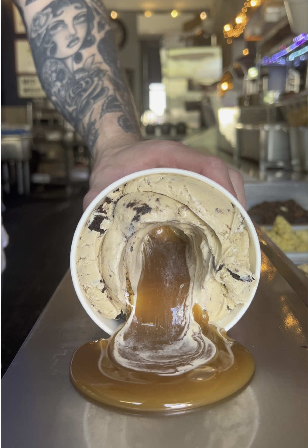 First ooze back in a while - how are we feeling?! #thescoopnscootery #fyp #nc #charlotte #boston #sundae #icecream #Foodie #dessert #ma #Summer #delivery #viral 
