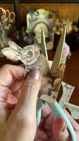 My current handmade journal will have lots of birds, bunnies, butterflies, and flowers. Making the first element to add to the inside. A tag with a pocket for journaling cards.🐰 #thevintagejournal #handmade #journal #papercraft #craft #asmr #crafttutorial #stepbystep #tutorial #vintage #crafter #craftsupplies #crafting #journals #journaling #bunny #rabbit #cute #tag #hashtag