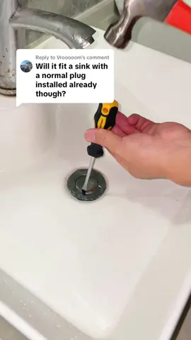 Replying to @Vrooooom Perfect Compatibility: The bathroom sink drain stopper fits 99% of basin sink drain holes with an inner diameter ranging from 1.02