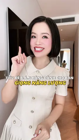 Tiêu đề bán hàng cho các nàng giọng năng lượng, cả nhà mình áp dụng nha!! #thaophamlivestream #daotaolivestream #hook 