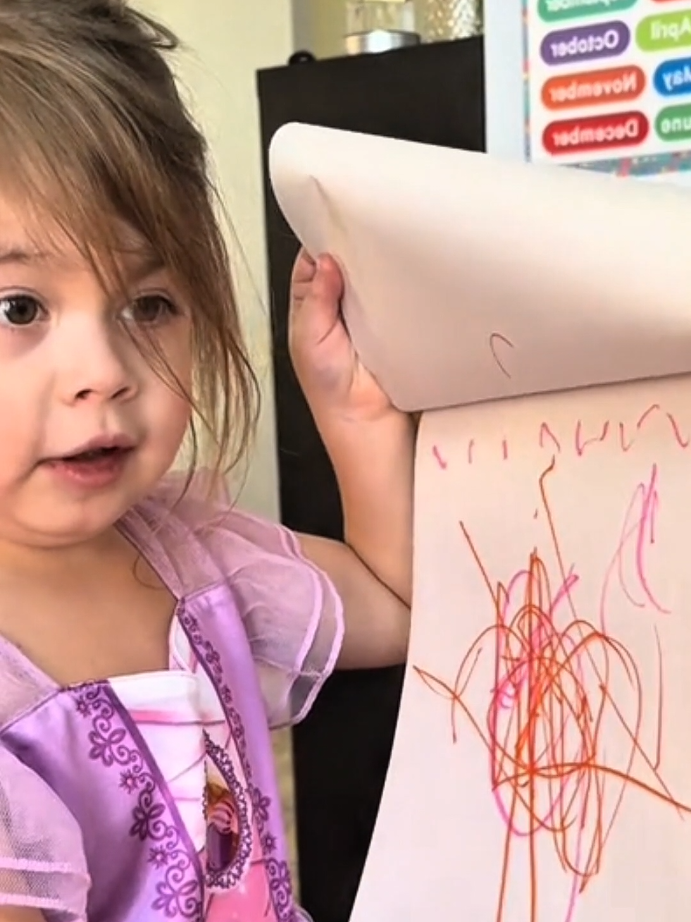 When little artists go wild ✏️😂 #funnykids #kidsoftiktok #toddlersoftiktok #funnydrawing 