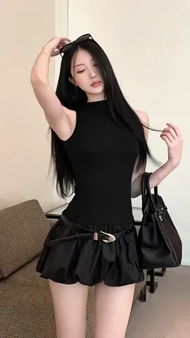 Đầm Bí Phồng Ba Lỗ Khoét Lưng  xinh 💃💃#lenxuhuong #bichngocreview1 #xuhuong #thoitrang #OOTD #outfit #damxinh 