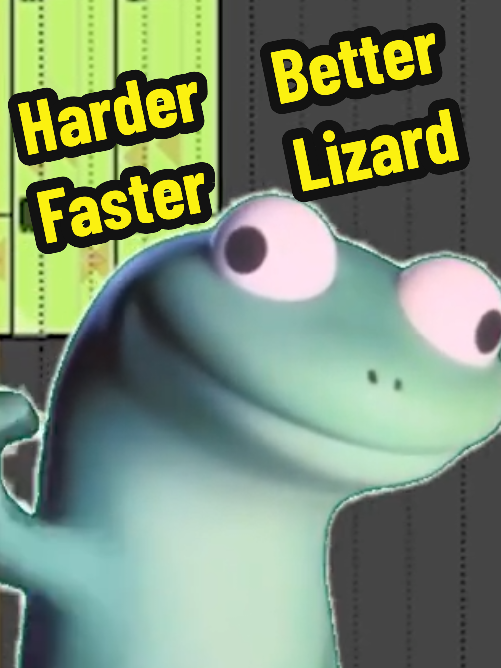 My best work yet. I can't top this. || Here come the tags: #remix #mashup #funny #lizard #daftpunk 