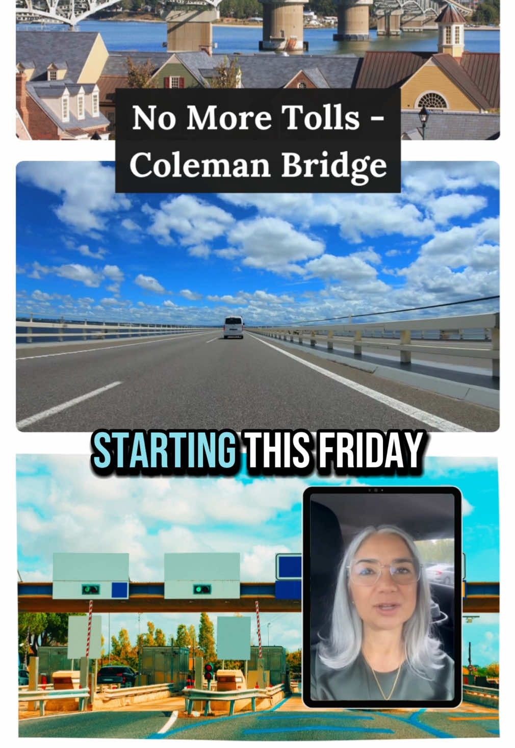 Toll-free news alert for Williamsburg drivers: The Coleman Bridge toll is officially gone as of this Friday night at 9 p.m.  No more paying northbound tolls between Yorktown and Gloucester Point—ever again. The toll has been in place since 1996 to pay for the bridge expansion, but now that the bond debt is repaid, Gov. Youngkin has expedited its removal after almost three decades of collections—and that’s a big win for Hampton Roads households, local businesses, and daily commuters. Watch for temporary lane closures and sign removal overnight, and then get ready for smooth, seamless crossings every time. (Photo courtesy of Virginia Department of Transportation) – Jackie Berberabe, a Williamsburg real estate agent and proud military spouse p.s. I work with military members and their families. Selling homes in  ⭐ Yorktown ⭐ Newport News  ⭐ Toano ⭐ Hampton  ⭐ Poquoson ⭐ Williamsburg Military Installations I cover:  🇺🇸 Joint Base Langley-Eustis (Langley AFB and Ft. Eustis)  🇺🇸 Naval Weapons Station Yorktown / Cheatham Annex  🇺🇸 Coast Guard Training Center Yorktown Your goals. My focus. Success.