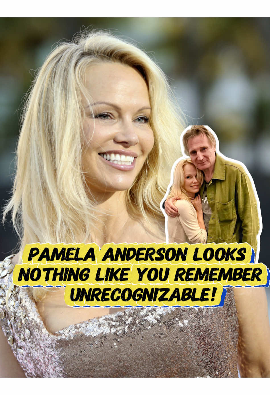 Pamela Anderson Looks Nothing Like You Remember - Unrecognizable! #fyp #foryoupage #tiktok #celebrity #pamelaanderson #acress #thenakedgun #liamneeson #pamelaanderson #celebritytransformation 
