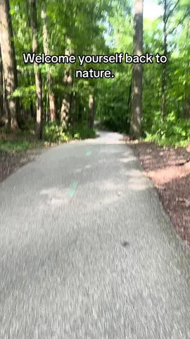 Welcome yourself back to nature.