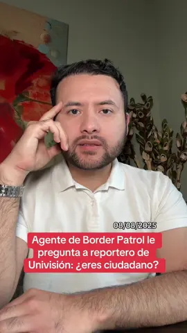 🚨Mucho cuidado al grabar durante redadas de ICE. Un agente le preguntó a reportero de Univisión si era ciudadano. 