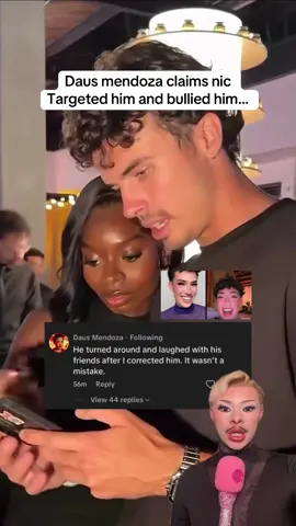 This all over being called #jamescharles 😭 #drama #LoveIsland #daus #ericarriola #nicolandria #nic #nicolasvansteenberghe #dramatok #dausmendoza #drama #rarebeauty 