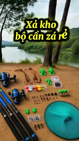Xả kho bộ cần câu zá rẻ#cauca#caucagiaitri#cancau#cancauca#thinhhanh#xuhuong