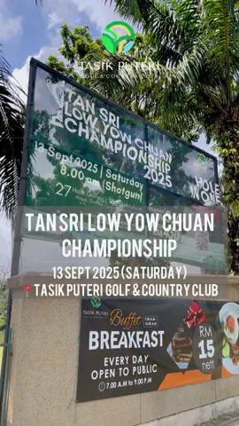 Hello Golfers ! Are you ready for .... OUR BIGGEST GOLF TOURNAMENT ? We're back after a few years ! The long awaited Tan Sri Low Yow Chuan Championship 2025 is finally returning to Tasik Puteri Golf & Country Club  🏆 Tournament Format: 27-Hole Stableford (System 36) 📅 Registration Deadline: 4th September 2025 ⚠ Limited slots available – don’t miss this historic comeback! 📲Scan the QR code to register now! Be part of this legendary tournament.. We’ll see you on the green! 🔥 #tslyc #golftournament #tournamentgolf #golfclubtansrilowyowchuan #golfclubselangor
