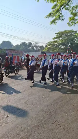 gerak jalan smp sma sekecamatan wates #baris #fyp #smpn1wates