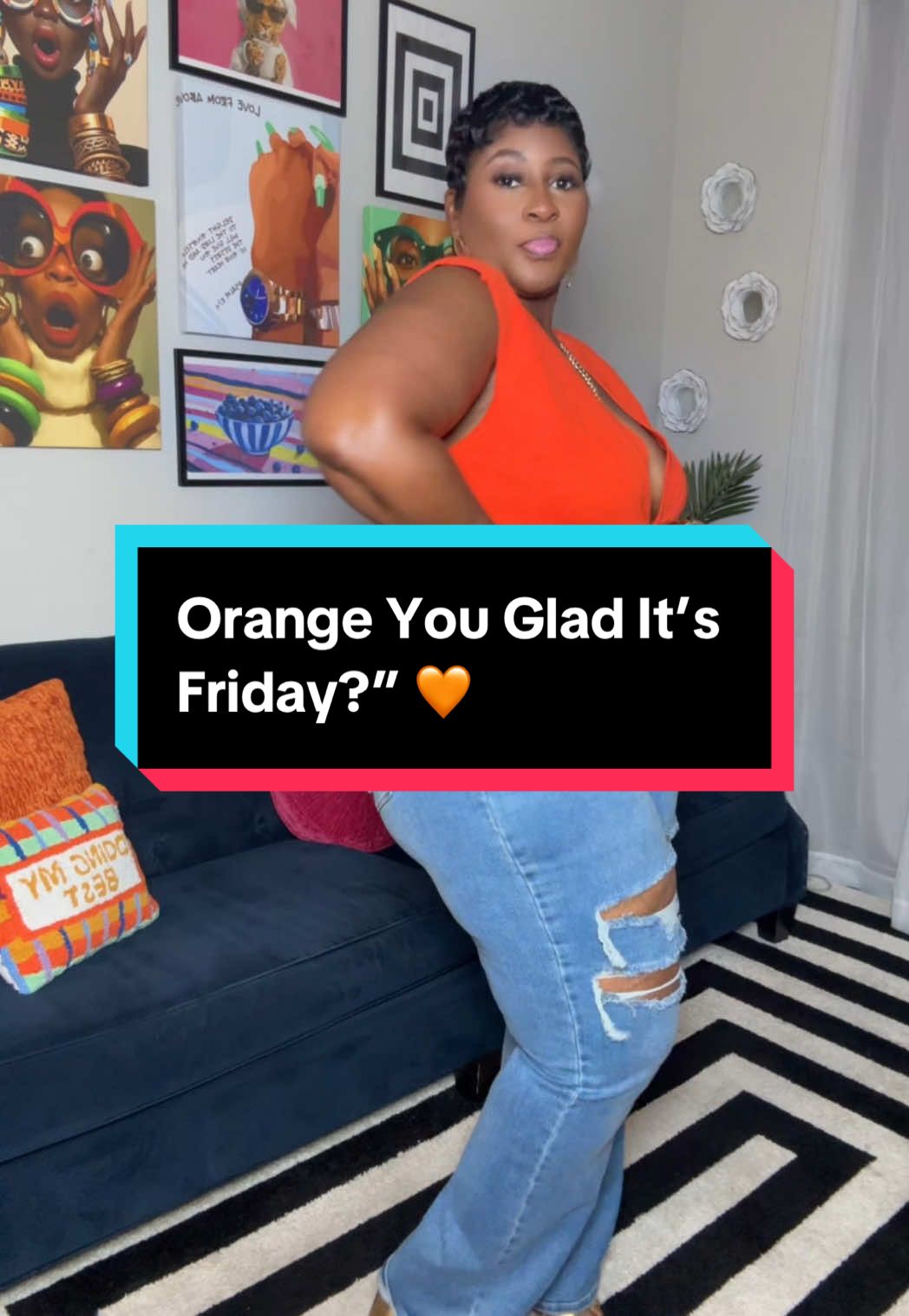✨ Friday night reset with my friends ✨ Jeans: @FashionNova Top: @UrbanRevivo Normal jewelry, big laughs, & even bigger memories 💃🏽🧡 Life’s too short to skip the nights that fill your cup—tag your crew & plan your next night out! 🥂 #OOTD #FridayNightVibes #UrbanRevivo #FashionNova #GirlsNightOut