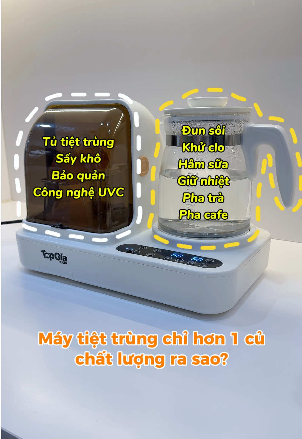 Có hơn củ mà nhiêu đó chức năng #xh #maytiettrungbinhsua #tiettrunguvc #maytiettrung8879 #8879 #topgiakids #antamvuisam 