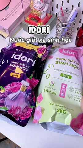 Nước giặt xả sinh học Idori 5in1 lưu hương siuu lâu ✨🎀 #idori #nuocgiatxa #nuocgiatxa #nuocgiatxa5in1 #nuocgiatxasinhhoc #gumi #nuocgiathuongnuochoa #dogiadung #giatxa #thomlau #meigg #unboxing #muataitiktokshop #CapCut 