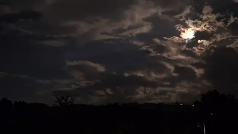 #cielosbonitos #nubes #luna #paz #tranquilidad 
