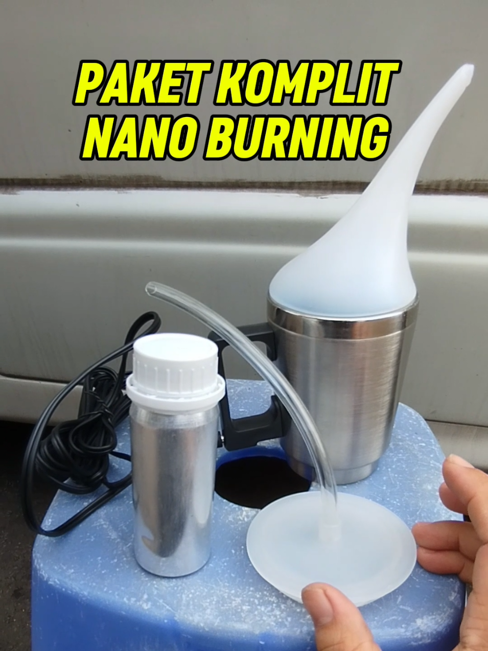 PAKET KOMPLIT BUAT MEMBERSIHKAN HEADLAMP LAMPU MOBIL BIAR KINCLONG KEMBALI. #headlamp #nanoburncoating #nanocoating #lampumobil 