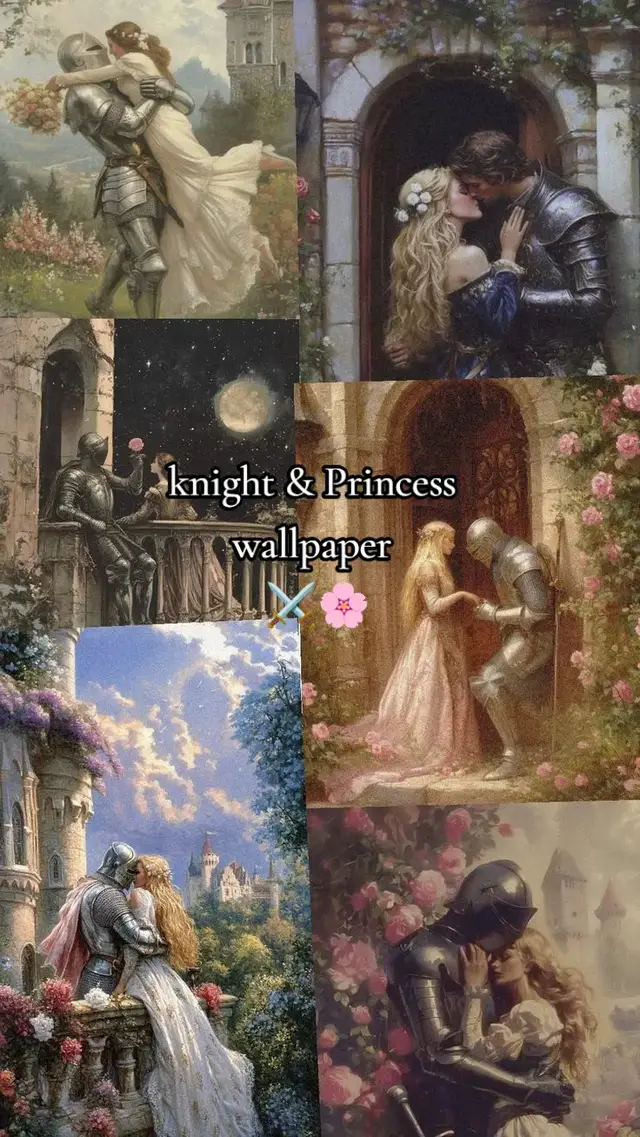 #wallpaper #goldenbrown #knight #princess #viarl 