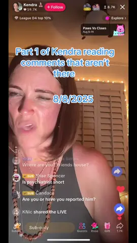 “I love you Kendra my oracle” never appeared in the chat #MentalHealth #kendrapsychiatrist #fyp#tiktokgossip #tea 