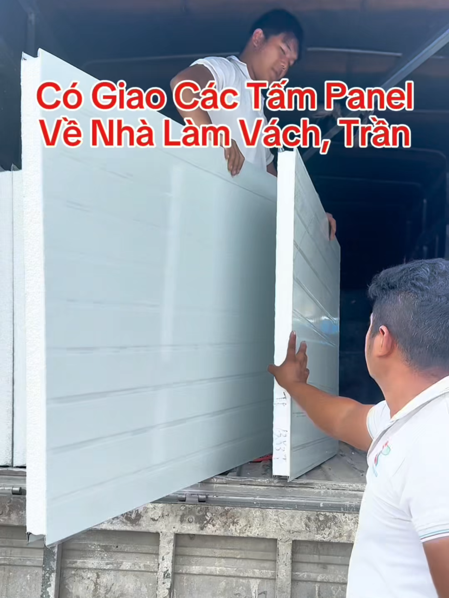 Có Giao Các Tấm Panel Về Nhà Làm Vách, Trần #paneleps #tampanel #vachpanel #tranpanel #panelthinhphat