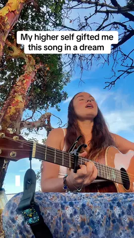 I woke up this morning hearing the chorus still, and immediately got up and wrote it 🎶✨  #originalmusic #singersongwriter #higherself #spirituality 