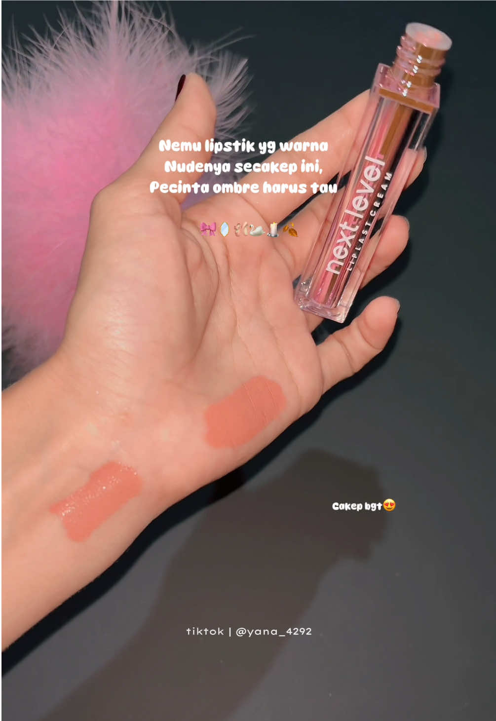Lipstik nude | Hanasui next level lipslast cream🪞✨ #lipstiknude #hanasui #lipstik #lipstikviral #racuntiktok 