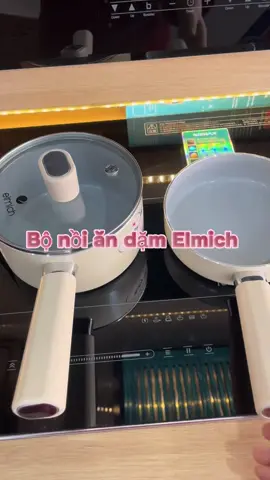 Bộ nồi chảo chống dính sứ Elmich Baby EL 1168##HăngHoastore##elmich##quánhcháochobé##nồiquấycháoăndặmbếptừ##chaoinox304##chảoinoxliềnkhối304##bonoiphusuelmich##bonoielmich