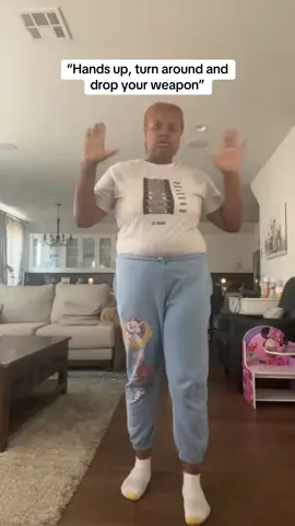 Sure thing officer. #blowthisup #tiktokdancechallenge #handsupturnaround #dropyourweapon #throwitinacircle #baddiealert #foryou 