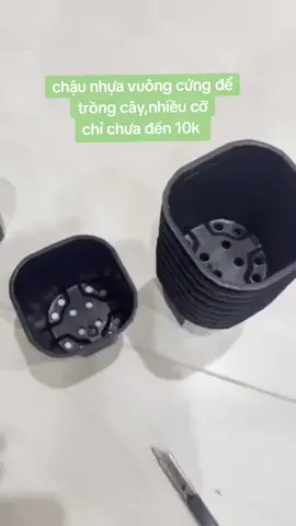 chậu nhựa vuông cứng để trong cây #dungcutienich #xuhuong #vairal #sanphamtienich #sanphamxuhuong #chau 