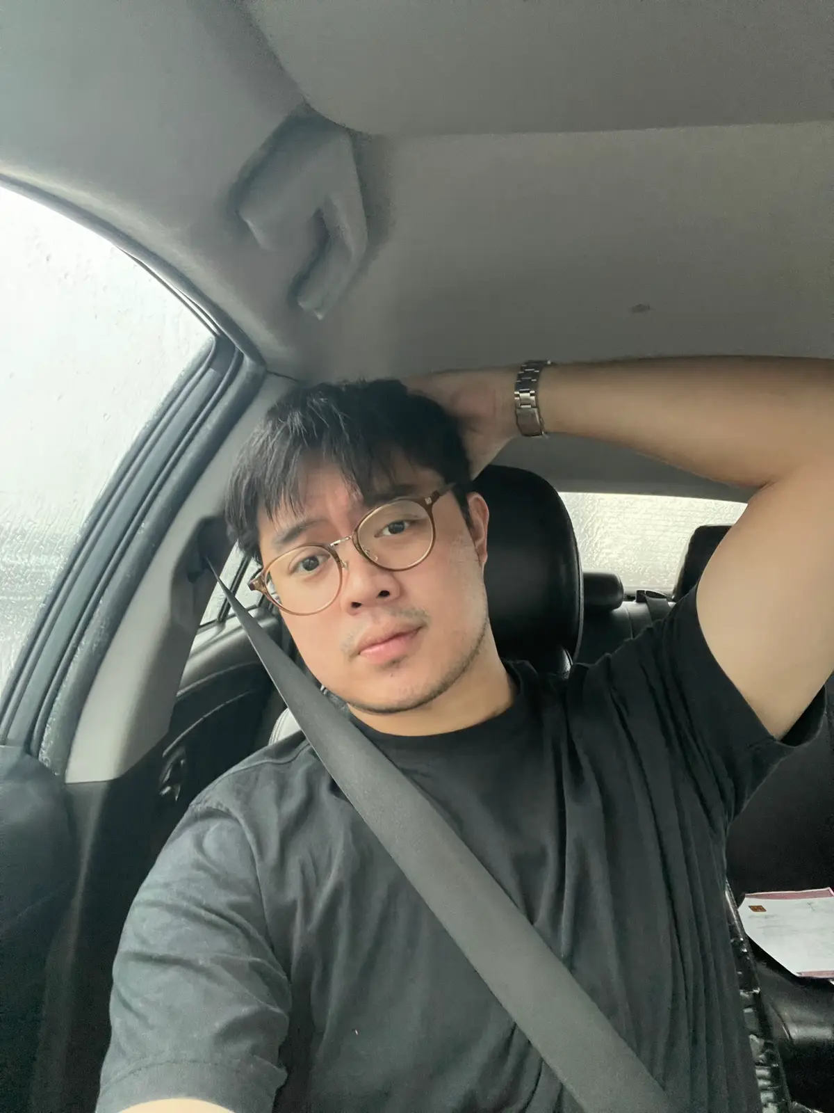 ☀️ Coffee first, selfies second… okay maybe at the same time. #CarfiesAndCoffees #MorningFuel #mensfashion #fyp 